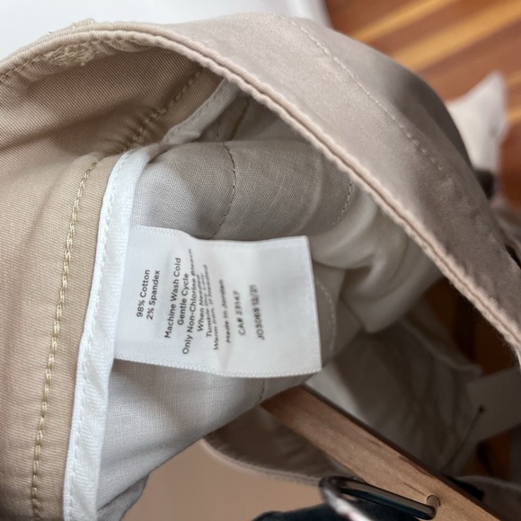 Talbots The Perfect Chino Pants Khaki Tan Womens 14W Straight Leg Full Length - Picture 9 of 9